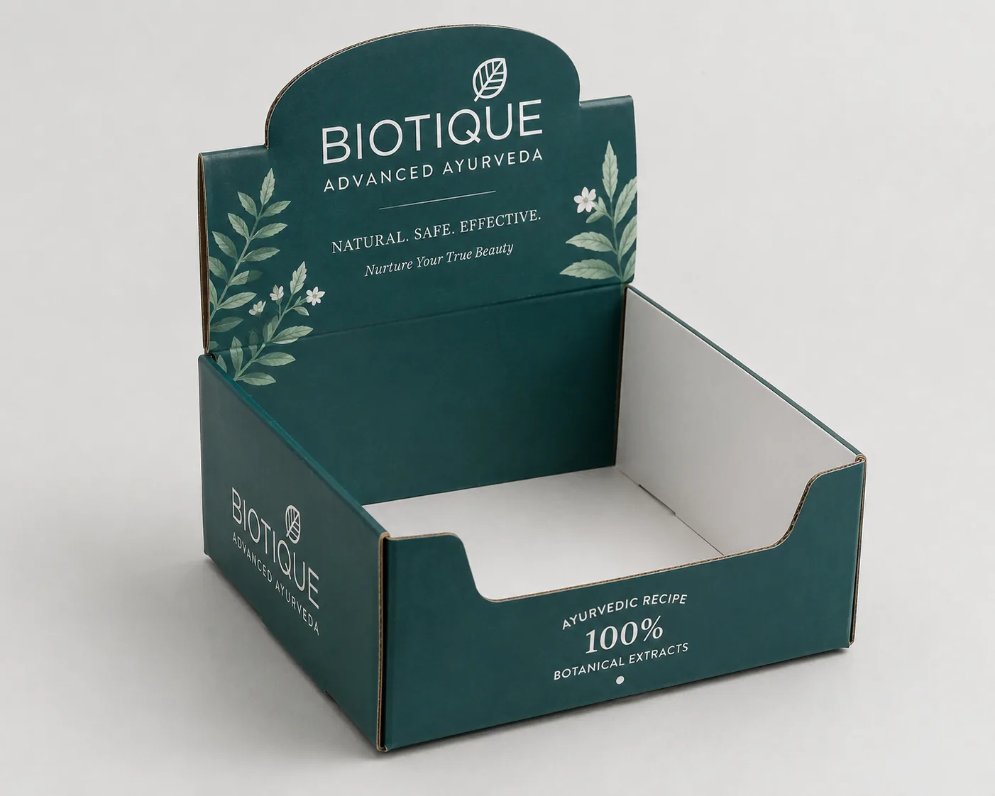 Display box with products