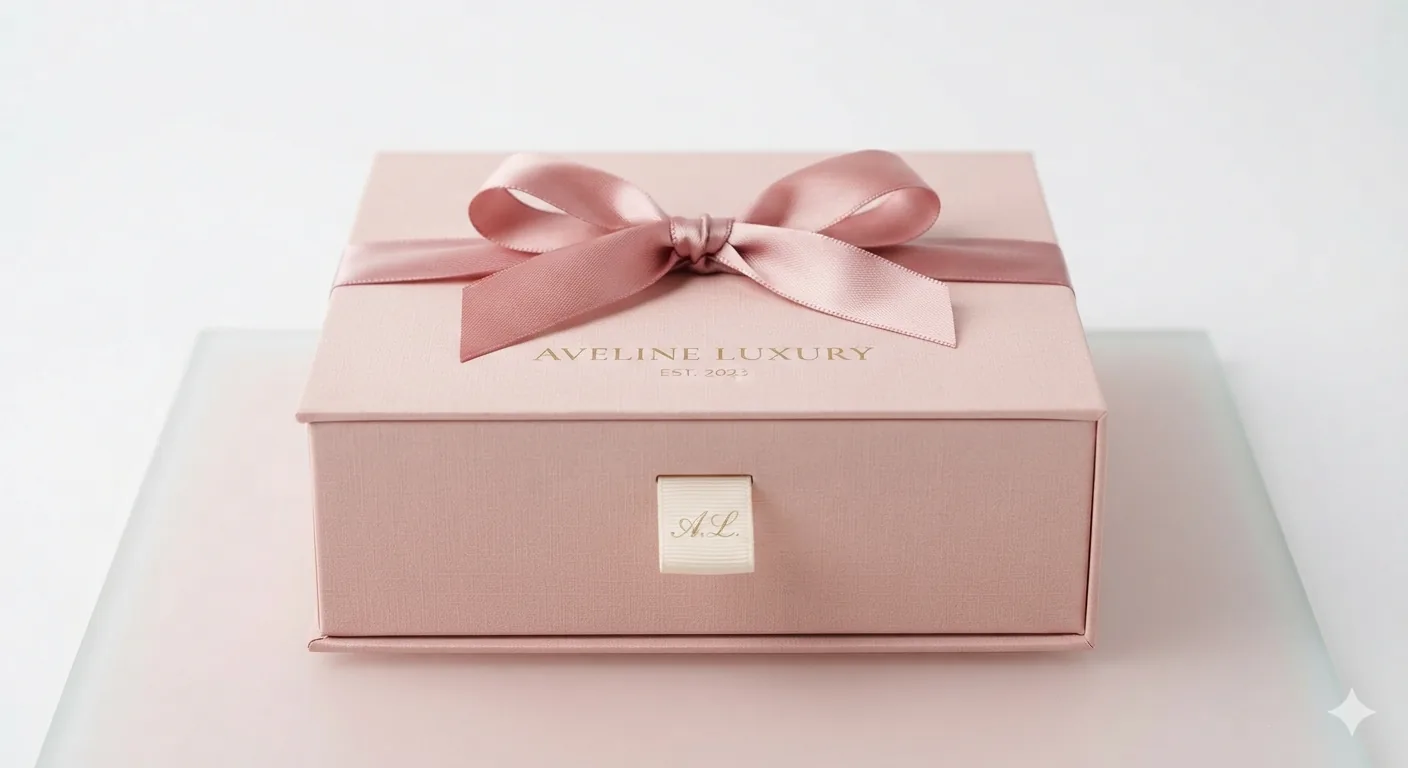 Ribbon-Tie Gift Box